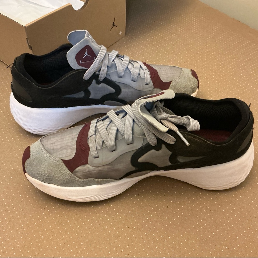Jordan Delta 3 Low Men's Shoes DN2647 001 Size 8.5M Jump Man Gray Red Black